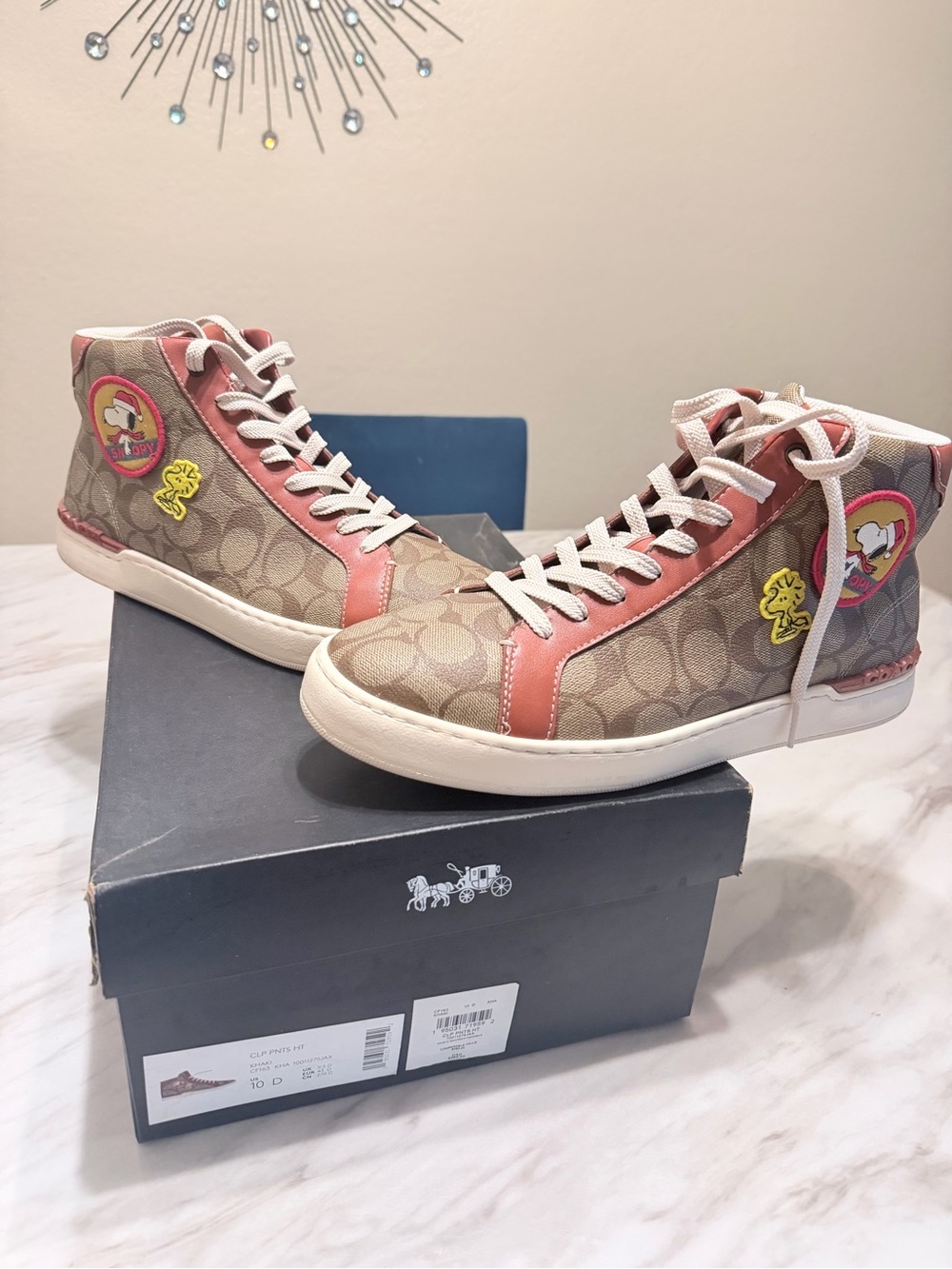 Coach high top sneakers